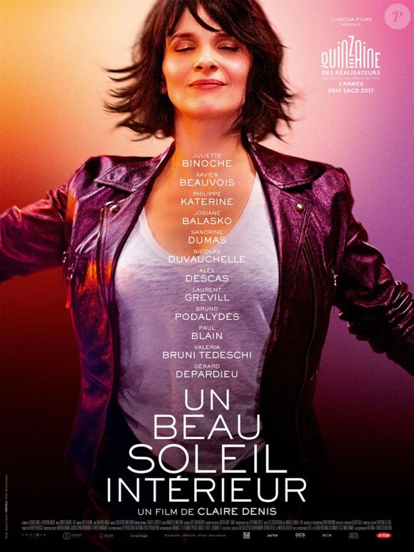 Juliette Binoche dans "Un Beau soleil intérieur" de Claire Denis, septembre 2017.