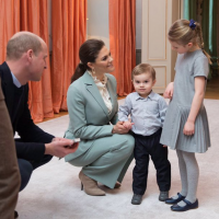 Estelle et Oscar de Suède : Adorable goûter avec Kate Middleton et William