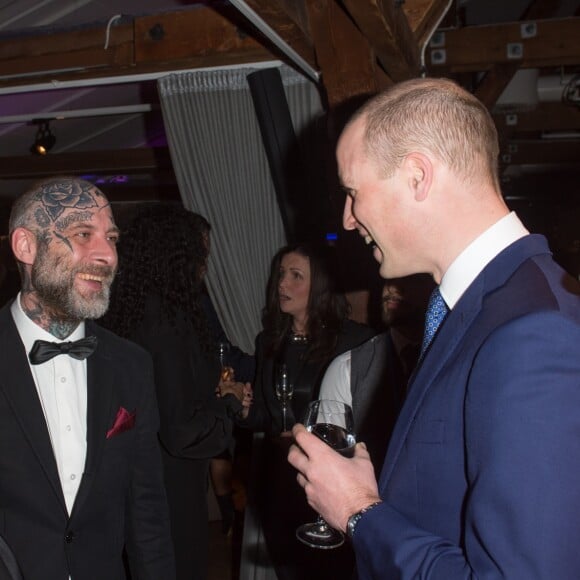 La duchesse Catherine de Cambridge, enceinte et en robe Erdem, et le prince William prenaient part le 31 janvier 2018 à un gala culturel en compagnie de la princesse Victoria et du prince Daniel de Suède à la galerie Fotografiska à Stockholm.