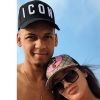 Rebeca Tavares et Fabinho en vacances à Dubaï. Instagram, le 24 décembre 2017.