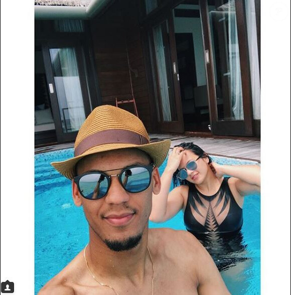 Rebeca Tavares et Fabinho en vacances aux Maldives. Instagram, le 29 mai 2017.