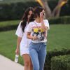 Selena Gomez est allée rendre visite à une amie à Los Angeles, le 31 janvier 2018