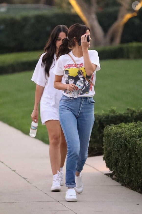 Selena Gomez est allée rendre visite à une amie à Los Angeles, le 31 janvier 2018