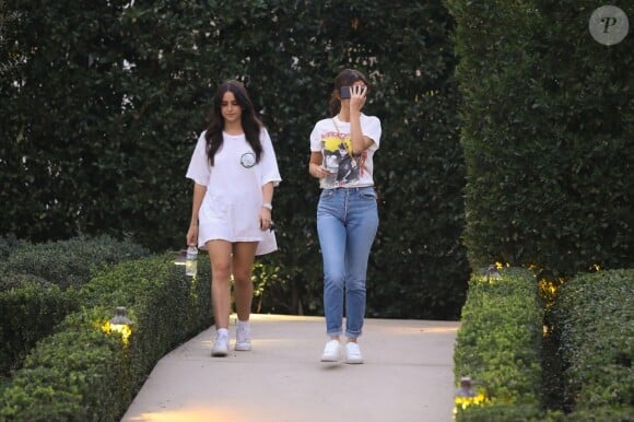 Selena Gomez est allée rendre visite à une amie à Los Angeles, le 31 janvier 2018