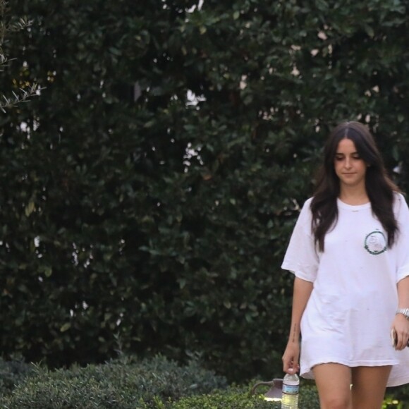 Selena Gomez est allée rendre visite à une amie à Los Angeles, le 31 janvier 2018