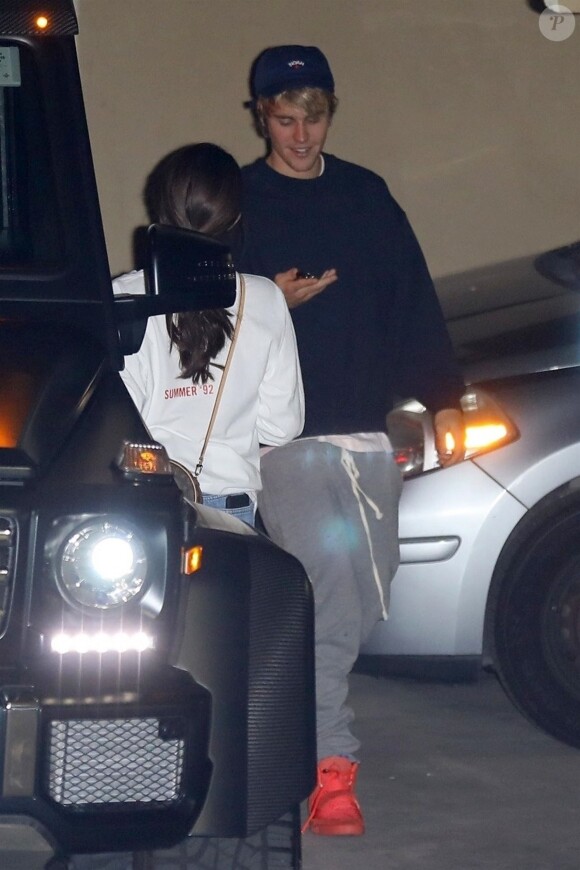 Justin Bieber et Selena Gomez sont allés ensemble à l'église à Beverly Hills, le 31 janvier 2018