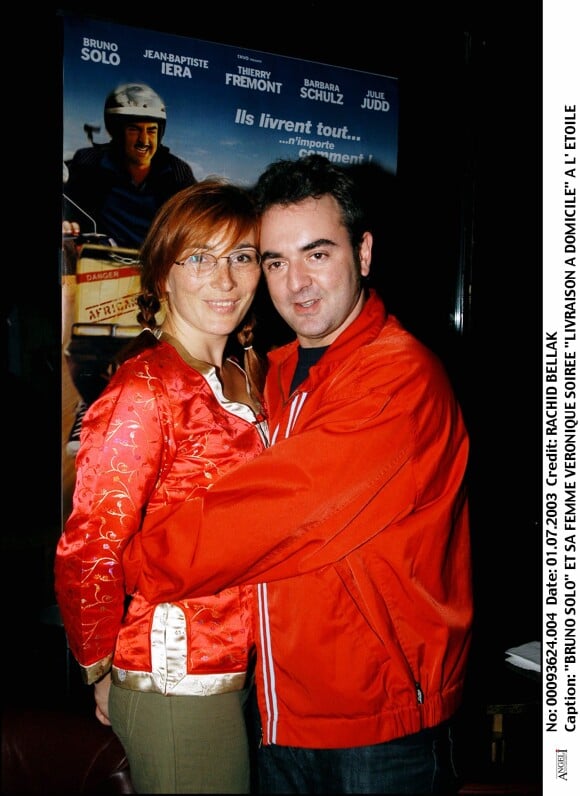 Bruno Solo et sa femme Véronique dans le club l'Etoile en 2003