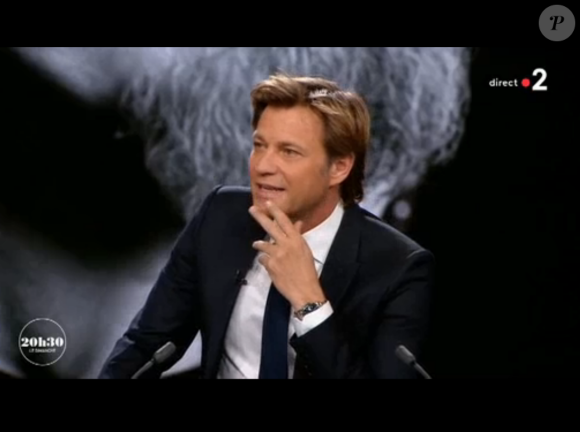 Serge Lama invité de Laurent Delahousse pour "20h30 le dimanche", sur France 2 le 4 février 2018.