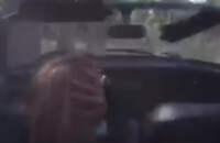 Image du crash d'Uma Thurman sur le tournage de Kill Bill.