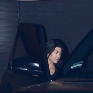 Kourtney Kardashian et son compagnon Younes Bendjima sont allés diner en amoureux au restaurant Nobu à Malibu, le 5 février 2018  Kourtney Kardashian and boyfriend Younes Bendjima exit dinner at Nobu. The pair met up Kendall Jenner for dinner at the beachside hotspot a day after sister Kylie announced the birth of her daughter. 5th february 201805/02/2018 - Los Angeles