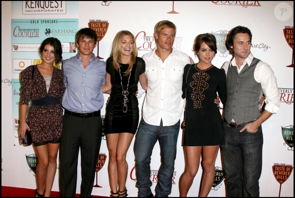 Shenae Grimes, Matt Lanter, AnnaLynne McCord, Trevor Donovan, Jessica Stroup et Ryan Eggold à Beverly Hills le 2 septembre 2010