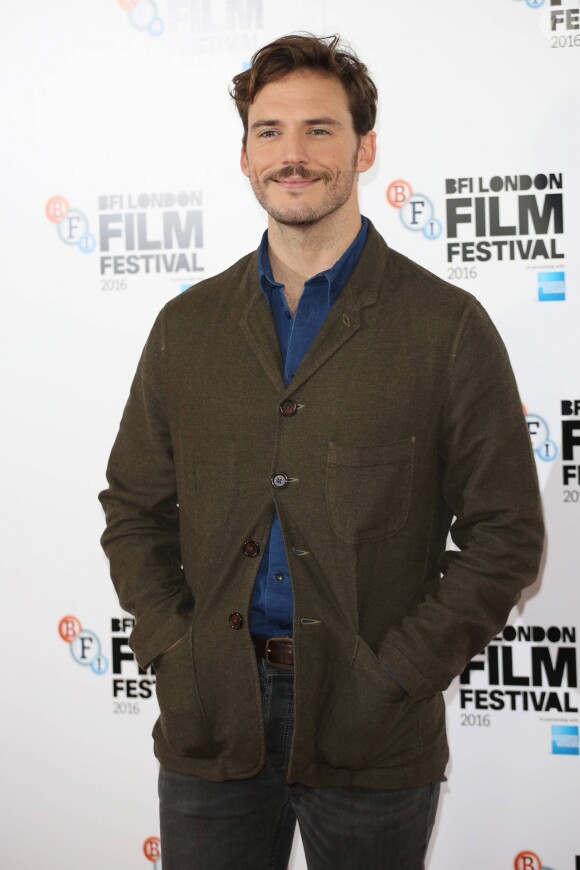 Sam Claflin lors du photocall du film "Their Finest " pendant le 60ème BFI, le Festival du Film de Londres, le 13 octobre 2016.
