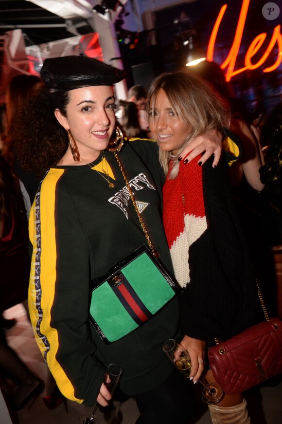 Shera Kerienski et Noholita lors de la soirée de lancement du nouveau parfum Cacharel "Yes I Am" à Paris, le 7 février 2018. © Rachid Bellack/Bestimage