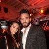 Nabilla Benattia et son compagnon Thomas Vergara lors de la soirée de lancement du nouveau parfum Cacharel "Yes I Am" à Paris, le 7 février 2018. © Rachid Bellack/Bestimage