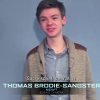 Thomas Brodie-Sangster lors des castings du Labyrinthe.