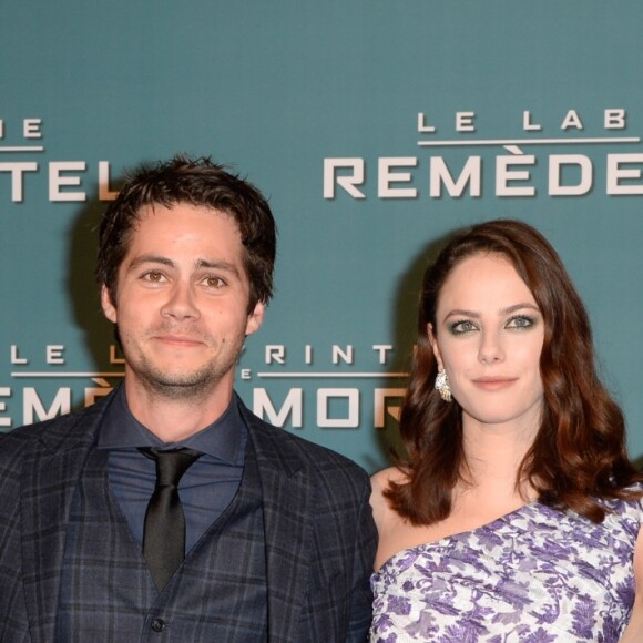 Thomas Brodie-Sangster, Dylan O'Brien, Kaya Scodelario et Wes Ball - Avant-première du film "Le Labyrinthe : Le Remède Mortel" au cinéma le Grand Rex à Paris le 24 janvier 2018. © Coadic Guirec/Bestimage