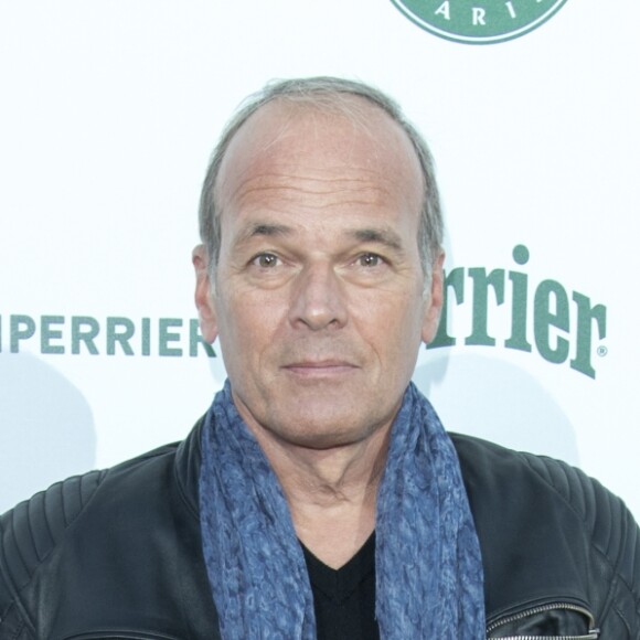 Laurent Baffie - Evénement "Smash Perrier" du deuxième étage de la Tour Eiffel au Champ-de-Mars à Paris le 8 juin 2017. © Pierre Perusseau/Bestimage