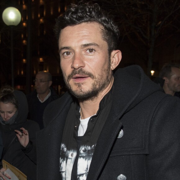 Exclusif - Orlando Bloom - Arrivée des people à l'After-party Balmain lors de la fashion week à Paris, le 20 janvier 2018. © Pierre Perusseau/Bestimage