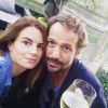 Juliette Chêne et Jean-Charles Chagachbanian amoureux à Paris le 28 septembre 2016.