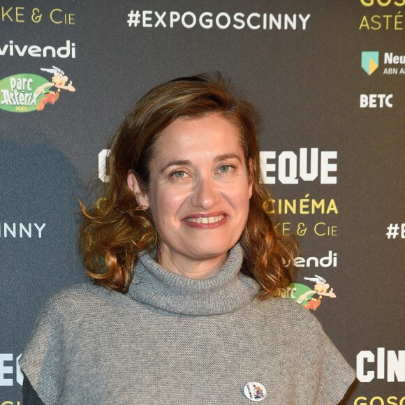 Emmanuelle Devos - Exposition " Goscinny et le cinéma - Astérix, Lucky Luke et Cie" à la Cinémathèque française à Paris le 2 octobre 2017. © Coadic Guirec/Bestimage