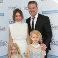 Rebecca Gayheart et son mari Eric Dane avec leurs filles Billie et Georgia - Célébrités lors la soirée "Chrysalis Butterfly Ball" à Los Angeles le 3 juin 2017.