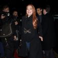 Lindsay Lohan - Soirée d'anniversaire du photographe Mert Alas au restaurant "MNKY HSE" à Londres, le 19 février 2018.  Celebrities attend Mert Alas' birthday party hosted by Ciroc at MNKY HSE in Mayfair during London Fashion Week. February 19th, 2018.19/02/2018 - Londres
