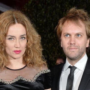 Marine Delterme et son mari Florian Zeller à la soirée 'Evening Standard Theatre Awards' à Londres, le 22 novembre 2015