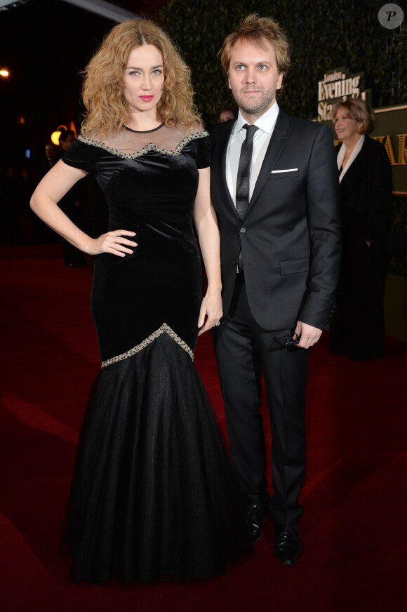 Marine Delterme et son mari Florian Zeller à la soirée 'Evening Standard Theatre Awards' à Londres, le 22 novembre 2015