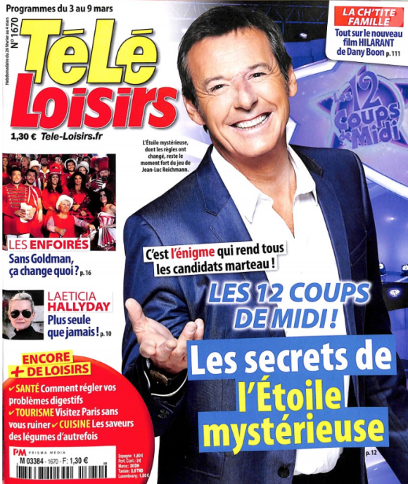 Télé Loisirs, mars 2018.