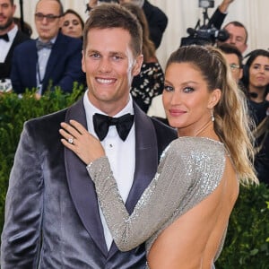 Tom Brady et sa femme Gisele Bündchen - Photocall du MET 2017 Costume Institute Gala sur le thème de "Rei Kawakubo/Comme des Garçons: Art Of The In-Between" à New York. Le 1er mai 2017 © Christopher Smith / Zuma Press / Bestimage