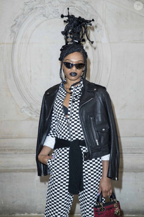 Selah Marley - Photocall du défilé de mode "Christian Dior", collection prêt-à-porter automne-hiver 2018/2019, à Paris. Le 27 février 2018 © Olivier Borde / Bestimage