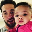 Alexis Ohanian avec sa fille Olympia. Instagram, le 18 février 2018.