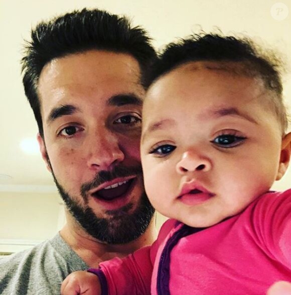 Alexis Ohanian avec sa fille Olympia. Instagram, le 18 février 2018.