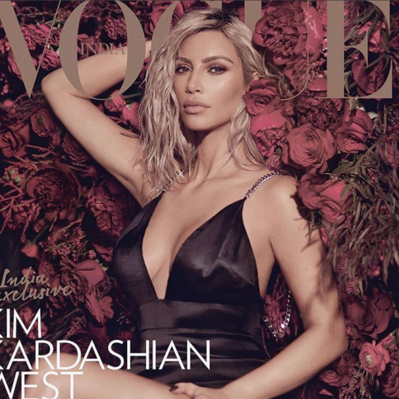 Kim Kardashian pour Vogue India, mars 2018.