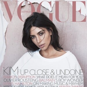 Kim Kardashian pour Vogue Australia, juin 2016.