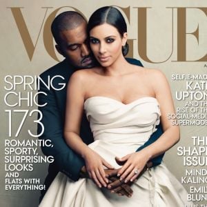 Kanye West et Kim Kardashian pour Vogue US, avril 2014