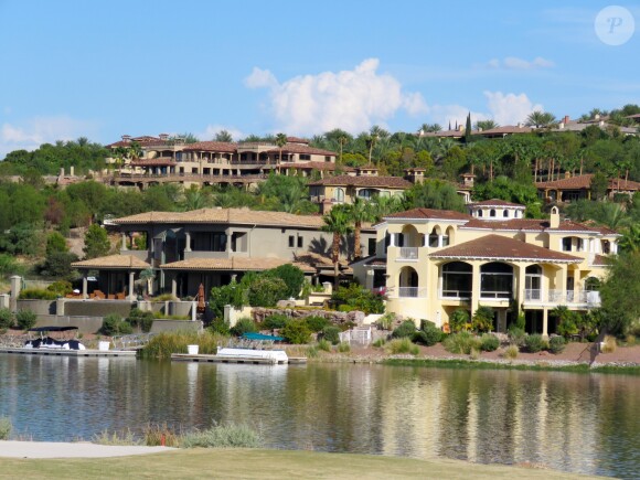 DR - Exclusif - La maison actuelle de Céline Dion à Henderson près de Las Vegas, le 29 août 2015.