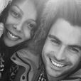 Ricardo et Nehuda des "Anges 8" couple souriant sur Instagram, novembre 2016