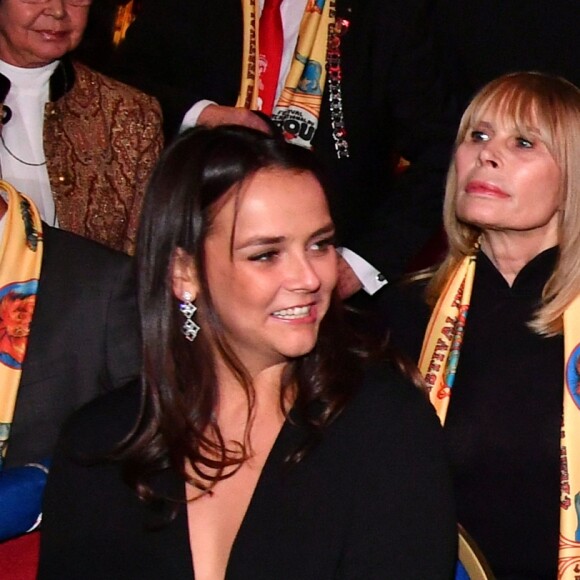 Pauline Ducruet et la princesse Stéphanie de Monaco lors de la soirée de remise des prix du 42e Festival International du Cirque de Monte-Carlo le 23 janvier 2018. © Bruno Bebert/Bestimage