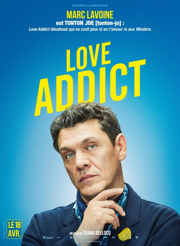 Marc Lavoine : Affiche personnage du film Love Addict, en salles le 18 avril 2018