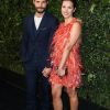 Jamie Dornan et sa femme Amelia Warner lors du dîner "Chanel and Charles Finch Pre-Oscar Awards" au restaurant Madeo à Los Angeles, le 3 mars 2018.