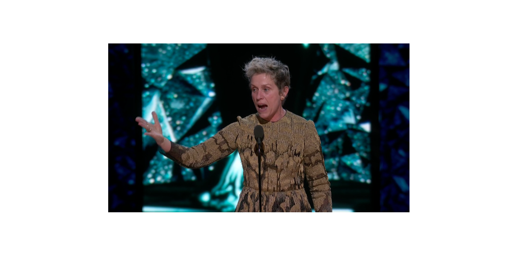 Oscars 2018 : Frances McDormand, ivre de joie, fait lever ...