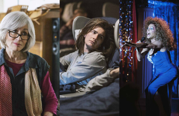 Judith Light, Gaby Hoffmann et Alexandra Billings dans la saison 4 de "Transparent" de Jill Soloway, en 2017.