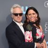 Amy Landecker et son compagnon Bradley Whitford lors des 23e Critics' Choice Awards au Barker Hangar à Los Angeles, le 11 janvier 2018. © Chris Delmas/Bestimage