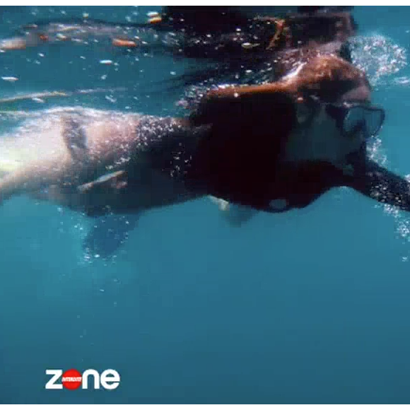 Ophélie Meunier sublime dans le dernier numéro de "Zone Interdite", diffusé le 4 mars 2018 sur M6. On a pu voir l'animatrice nager avec les dauphins.