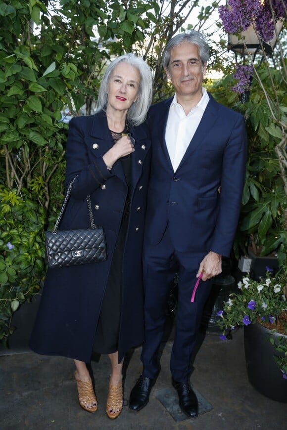 Tatiana de Rosnay et son mari Nicolas Jolly lors de la remise du 10ème Prix de la Closerie des Lilas. Paris, le 19 avril 2017. © Olivier Borde/Bestimage