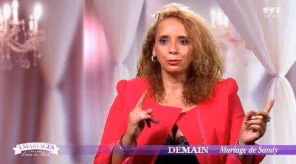 Habiba dans "4 mariages pour 1 lune de miel" (TF1) la semaine du 26 février 2018.