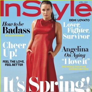 Demi Lovato en couverture de In Style, avril 2018