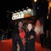 Catherine Frot quittant la 41e Cérémonie des César au théâtre du Châtelet à Paris. Le 26 février 2016
