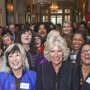 Camilla Parker Bowles donne une réception à Clarence House pour célébrer le WOW (Women of the World festival) à Londres le 8 mars 2018.